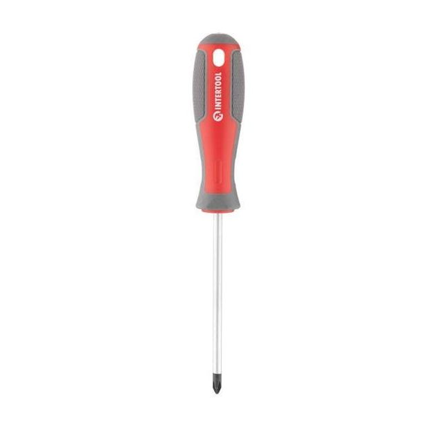 Отвертка крестовая PH1 100 мм INTERTOOL VT-3316, фото , изображение 3 | SNABZHENIE.com.ua Отвертка крестовая PH1 100 мм INTERTOOL VT-3316, фото , изображение 3 | SNABZHENIE.com.ua