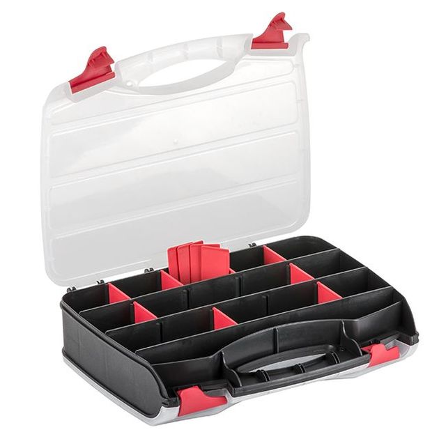 Органайзер пластиковий 2 в 1 INTERTOOL BX-4004, 320x260x80 мм, фото , зображення 4 | SNABZHENIE.com.ua Органайзер пластиковий 2 в 1 INTERTOOL BX-4004, 320x260x80 мм, фото , зображення 4 | SNABZHENIE.com.ua