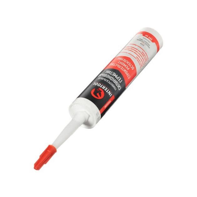 Герметик силіконовий універсальний, білий, 300мл/320г INTERTOOL FS-3051, фото , зображення 2 | SNABZHENIE.com.ua Герметик силіконовий універсальний, білий, 300мл/320г INTERTOOL FS-3051, фото , зображення 2 | SNABZHENIE.com.ua