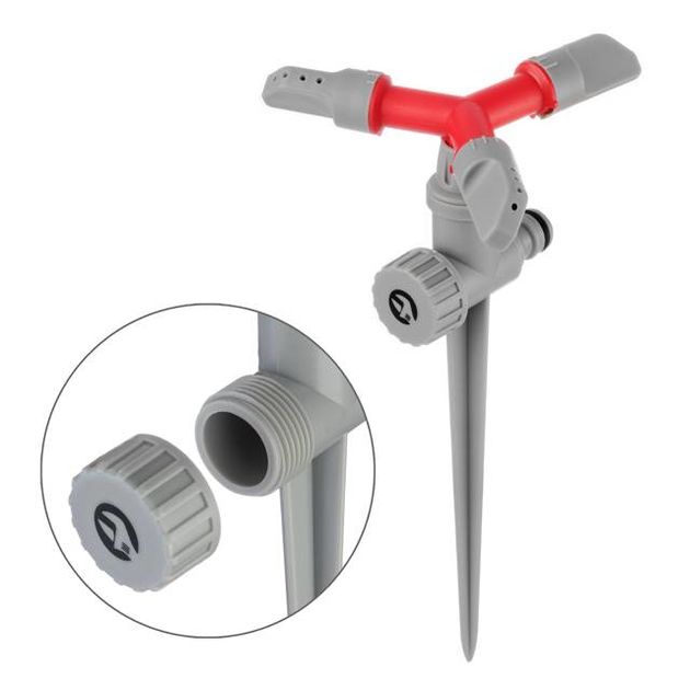 Дождеватель круговой с вращающейся головкой INTERTOOL GE-0054, фото , изображение 2 | SNABZHENIE.com.ua Дождеватель круговой с вращающейся головкой INTERTOOL GE-0054, фото , изображение 2 | SNABZHENIE.com.ua