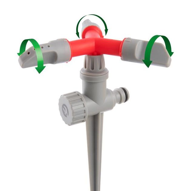 Дождеватель круговой с вращающейся головкой INTERTOOL GE-0054, фото , изображение 4 | SNABZHENIE.com.ua Дождеватель круговой с вращающейся головкой INTERTOOL GE-0054, фото , изображение 4 | SNABZHENIE.com.ua