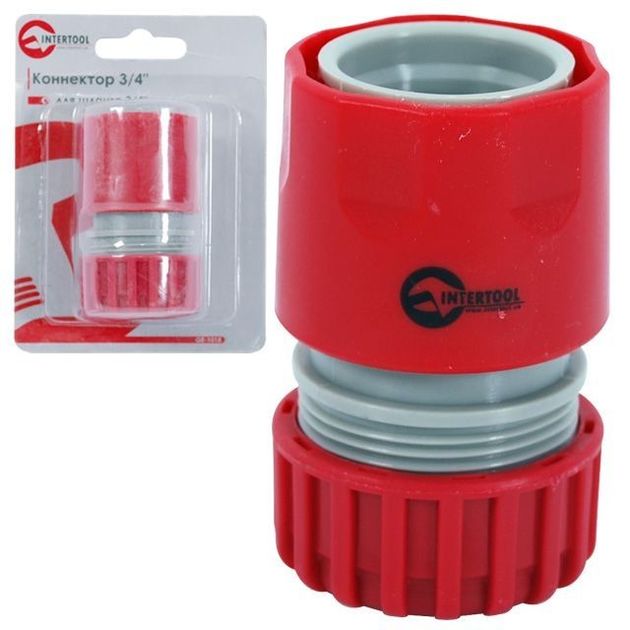 Коннектор 3/4 для шланга INTERTOOL GE-1018, фото  | SNABZHENIE.com.ua