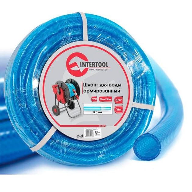 Шланг для воды 3-х слойный 3/4", 10 м, армированный, PVC, фото  | SNABZHENIE.com.ua