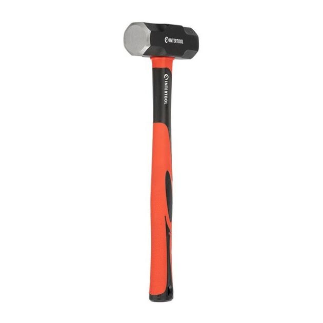 Кувалда 2000 г, ручка з фібрагласу INTERTOOL HT-0242, фото , зображення 3 | SNABZHENIE.com.ua Кувалда 2000 г, ручка з фібрагласу INTERTOOL HT-0242, фото , зображення 3 | SNABZHENIE.com.ua