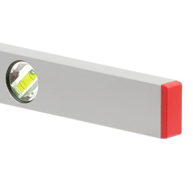 Уровень будівельний 600 мм 3 вікна, перетин 21*46 мм INTERTOOL MT-1222, фото , зображення 3 | SNABZHENIE.com.ua