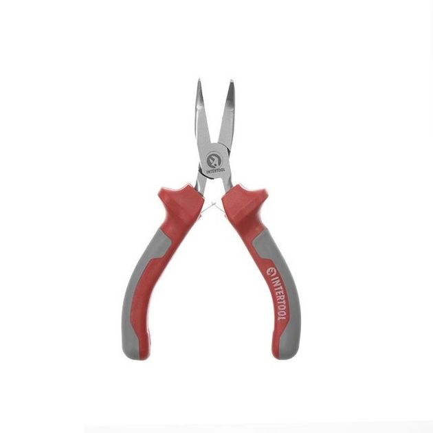 Утконосы изогнутые прецизионные 115 мм с накладками INTERTOOL NT-0103, фото , изображение 3 | SNABZHENIE.com.ua Утконосы изогнутые прецизионные 115 мм с накладками INTERTOOL NT-0103, фото , изображение 3 | SNABZHENIE.com.ua