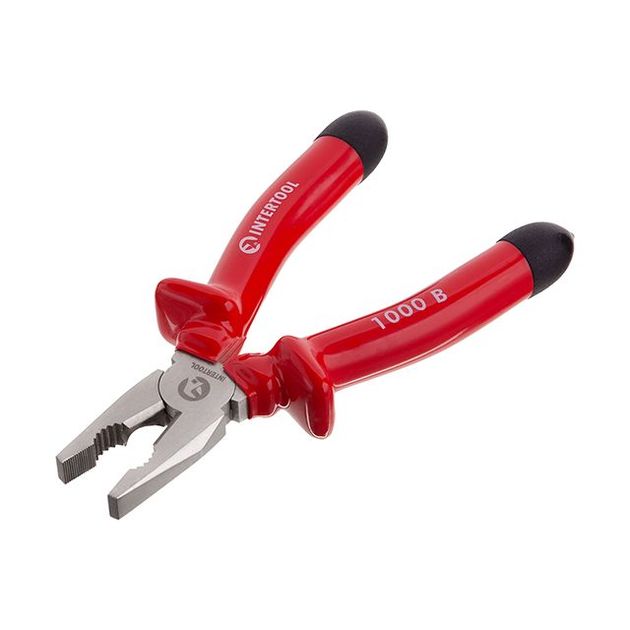 Плоскогубцы INTERTOOL NT-0314 200 мм 1000 В, фото  | SNABZHENIE.com.ua