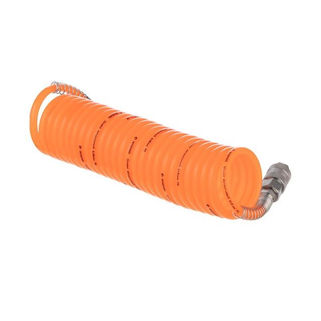 Шланг спиральный 5 м с быстроразъемным соединением INTERTOOL PT-1703, фото  | SNABZHENIE.com.ua