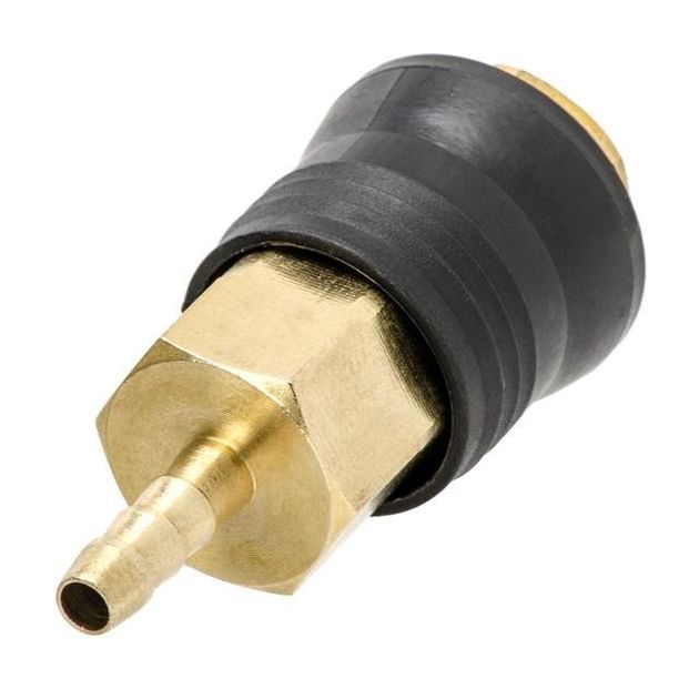 Соединение быстросъемное 6 мм на шланг, латунь INTERTOOL PT-1811, фото , изображение 2 | SNABZHENIE.com.ua