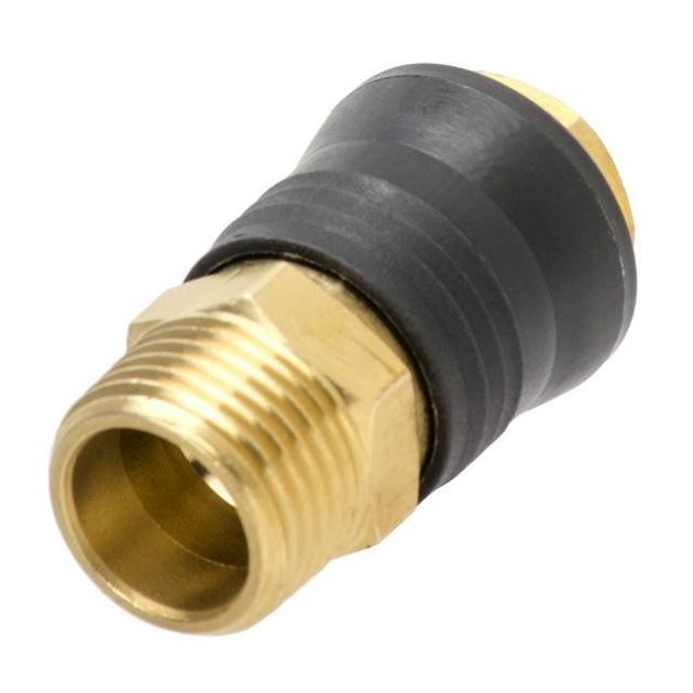 Быстроразъемное соединение 1/2" с наружной резьбой, латунь INTERTOOL, фото , изображение 2 | SNABZHENIE.com.ua Быстроразъемное соединение 1/2" с наружной резьбой, латунь INTERTOOL, фото , изображение 2 | SNABZHENIE.com.ua