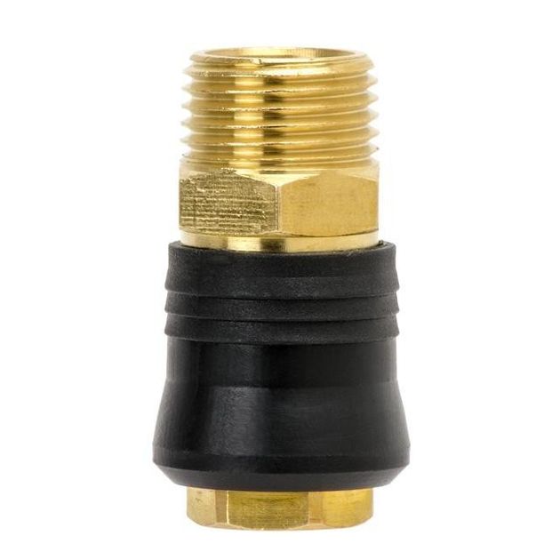 Быстроразъемное соединение 1/2" с наружной резьбой, латунь INTERTOOL, фото  | SNABZHENIE.com.ua