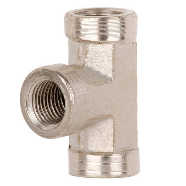 Тройник 1/4" с внутренней резьбой INTERTOOL PT-1863, фото , изображение 2 | SNABZHENIE.com.ua Тройник 1/4" с внутренней резьбой INTERTOOL PT-1863, фото , изображение 2 | SNABZHENIE.com.ua