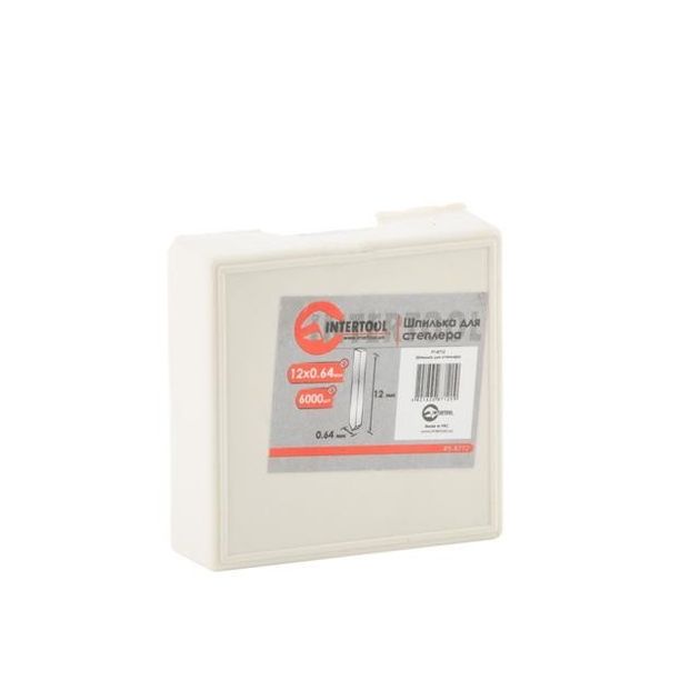 Шпилька для степлера INTERTOOL PT-8712 12мм d=0.64мм 6000шт, фото  | SNABZHENIE.com.ua
