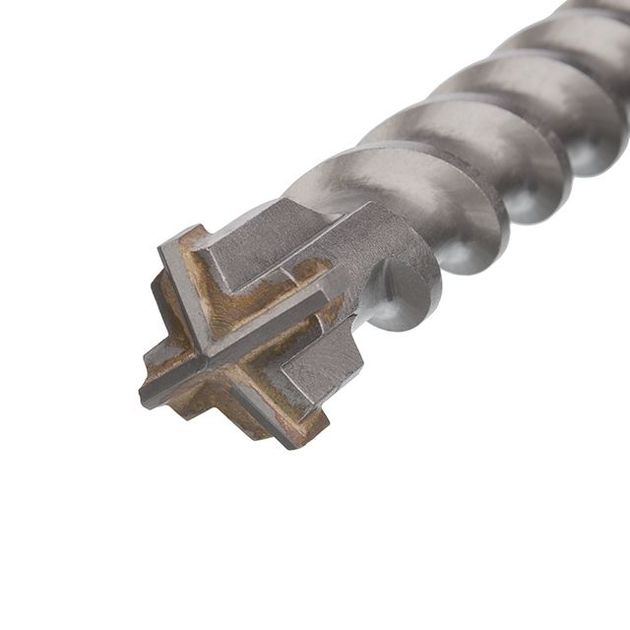 Бур SDS MAX, QUADRO, 35x400 мм INTERTOOL SDM-3540, фото , изображение 2 | SNABZHENIE.com.ua Бур SDS MAX, QUADRO, 35x400 мм INTERTOOL SDM-3540, фото , изображение 2 | SNABZHENIE.com.ua