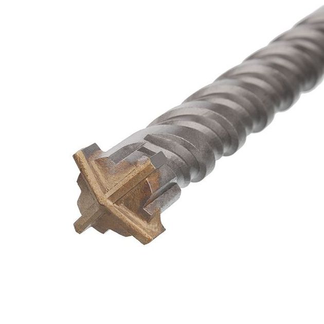 Бур SDS MAX QUADRO 38x1000 мм INTERTOOL SDM-38100, фото , изображение 2 | SNABZHENIE.com.ua