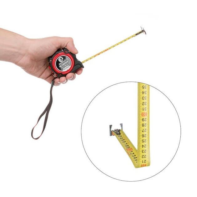 Рулетка STORM INTERTOOL MT-0843, 3м, 16мм, двухсторонняя, с автостопом, фото , изображение 4 | SNABZHENIE.com.ua Рулетка STORM INTERTOOL MT-0843, 3м, 16мм, двухсторонняя, с автостопом, фото , изображение 4 | SNABZHENIE.com.ua