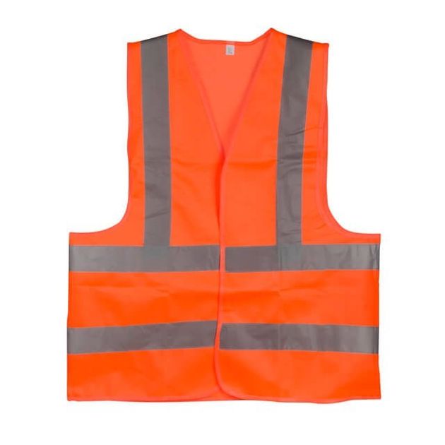 Жилет сигнальний оранжевий XXL (62*70 см), 120 гр/м² INTERTOOL SP-2030, фото  | SNABZHENIE.com.ua