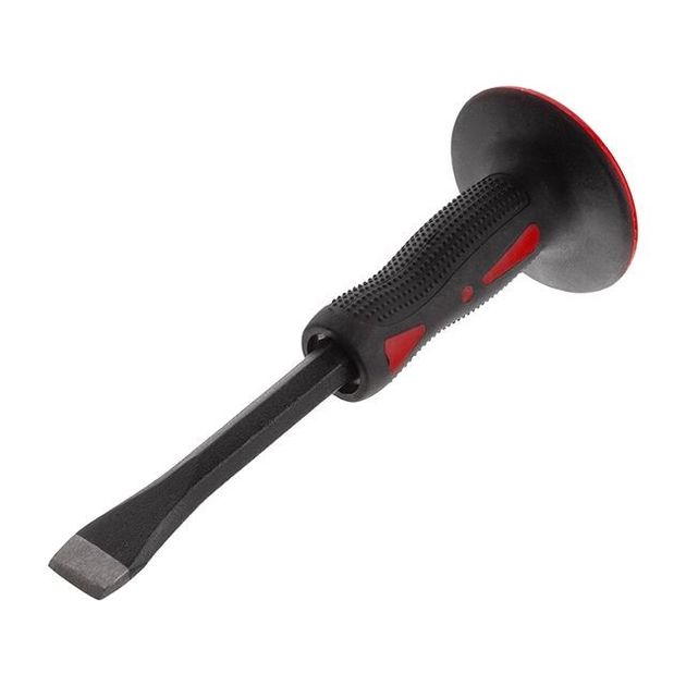 Зубило по камню 250x16x23 мм с рукояткой из стекловолокна INTERTOOL, фото  | SNABZHENIE.com.ua