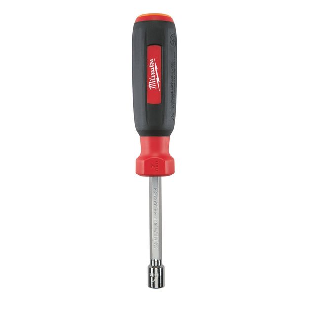 Викрутка магнитная HollowCore MILWAUKEE HEX 7мм, оранжевая, фото  | SNABZHENIE.com.ua