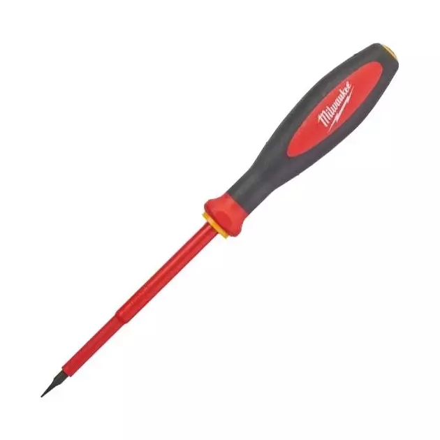 Викрутка VDE диэлектрическая MILWAUKEE SL 0,8х4,0х100мм, фото  | SNABZHENIE.com.ua