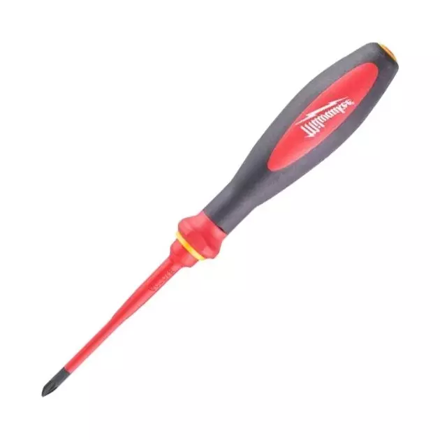 Викрутка VDE діелектрична тонка MILWAUKEE PZ1х80мм, фото  | SNABZHENIE.com.ua