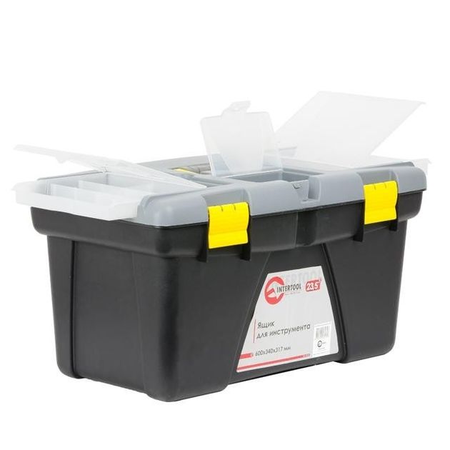 Ящик для инструмента INTERTOOL BX-0323 600x340x317 мм, фото , изображение 2 | SNABZHENIE.com.ua Ящик для инструмента INTERTOOL BX-0323 600x340x317 мм, фото , изображение 2 | SNABZHENIE.com.ua