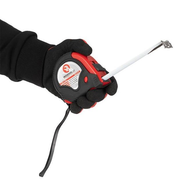 Рулетка INTERTOOL MT-0110, 10 м x 25 мм, металлическое полотно, 3 стопора, фото , изображение 6 | SNABZHENIE.com.ua Рулетка INTERTOOL MT-0110, 10 м x 25 мм, металлическое полотно, 3 стопора, фото , изображение 6 | SNABZHENIE.com.ua