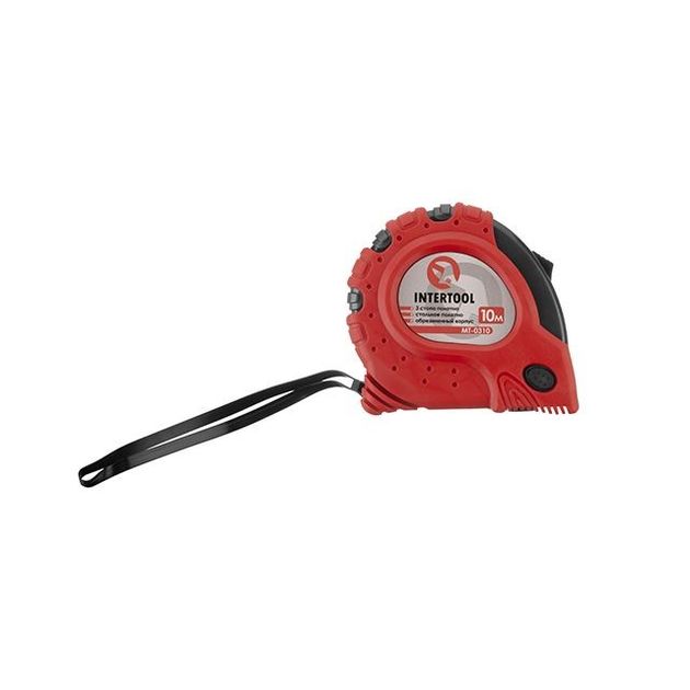 Рулетка INTERTOOL MT-0310 10 м x 25 мм с металлическим полотном, фото , изображение 2 | SNABZHENIE.com.ua Рулетка INTERTOOL MT-0310 10 м x 25 мм с металлическим полотном, фото , изображение 2 | SNABZHENIE.com.ua