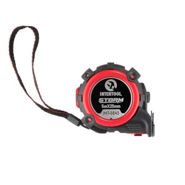 Рулетка STORM INTERTOOL MT-0845, 5м*25мм, двухсторонняя шкала, магнит., фото , изображение 2 | SNABZHENIE.com.ua Рулетка STORM INTERTOOL MT-0845, 5м*25мм, двухсторонняя шкала, магнит., фото , изображение 2 | SNABZHENIE.com.ua