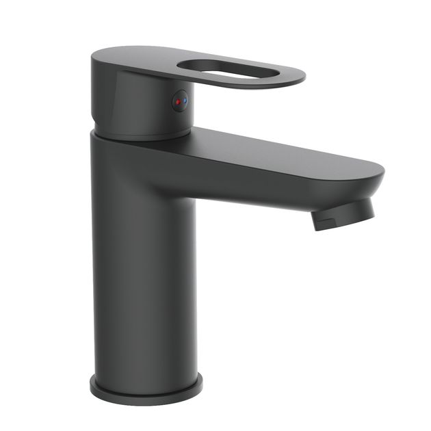 Смеситель для раковины Lidz Latwa 001 черный LDLAT001BLA45418, фото  | SNABZHENIE.com.ua
