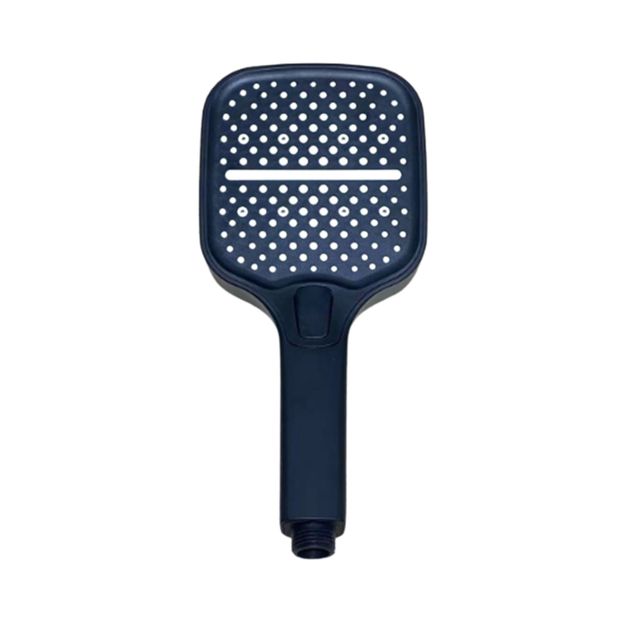 Лейка для душа Qtap Rucni 260х120 мм круглая черный матовый, фото  | SNABZHENIE.com.ua