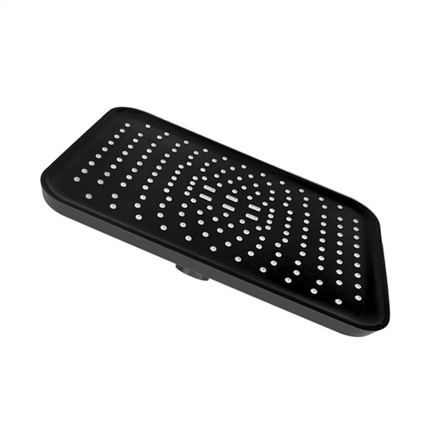 Лейка для душа Qtap Hlavova 300x200 мм прямоугольная черная матовая, фото  | SNABZHENIE.com.ua