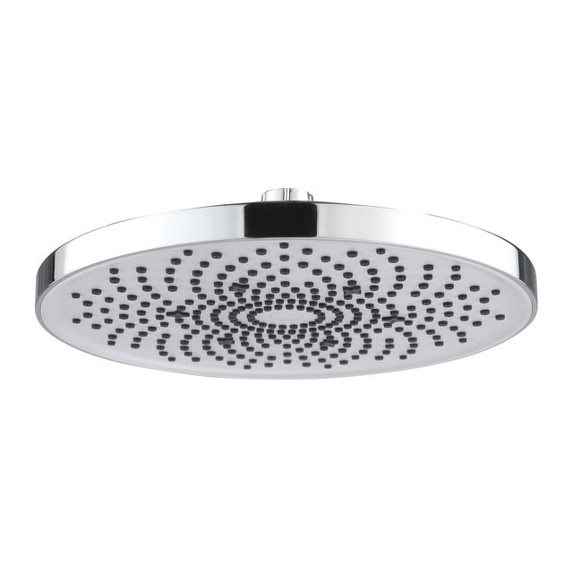 Лейка для душа Qtap Hlavova D 230 мм круглая Chrome/White, фото  | SNABZHENIE.com.ua