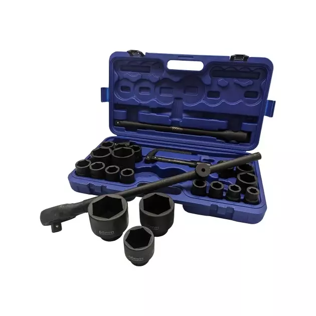 Набір інструментів для автомобіля 17-65мм 3/4'' 26 ед. Дальнобойщик SJND3426, фото , зображення 2 | SNABZHENIE.com.ua Набір інструментів для автомобіля 17-65мм 3/4'' 26 ед. Дальнобойщик SJND3426, фото , зображення 2 | SNABZHENIE.com.ua