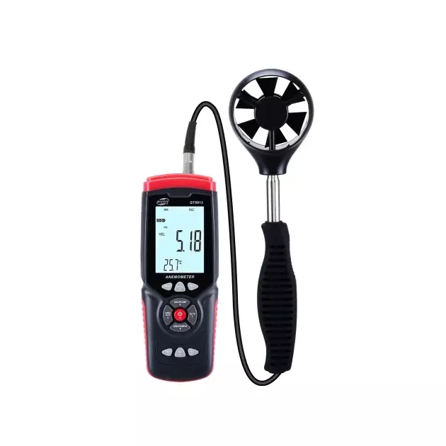 Цифровой анемометр BENETECH GT8913, 0,3-45 м/с, 0-45°C, 10-90%, фото  | SNABZHENIE.com.ua