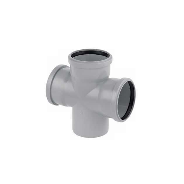 Крестовина для внутрішньої каналізації Rozma 110х110х110/90°, фото  | SNABZHENIE.com.ua