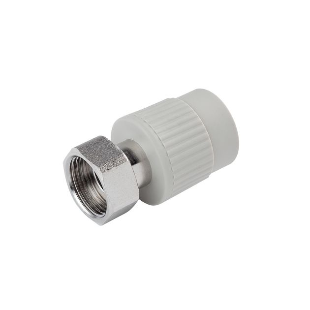 Муфта PPR GrandiTherm 20х1/2 с накидной гайкой, фото  | SNABZHENIE.com.ua