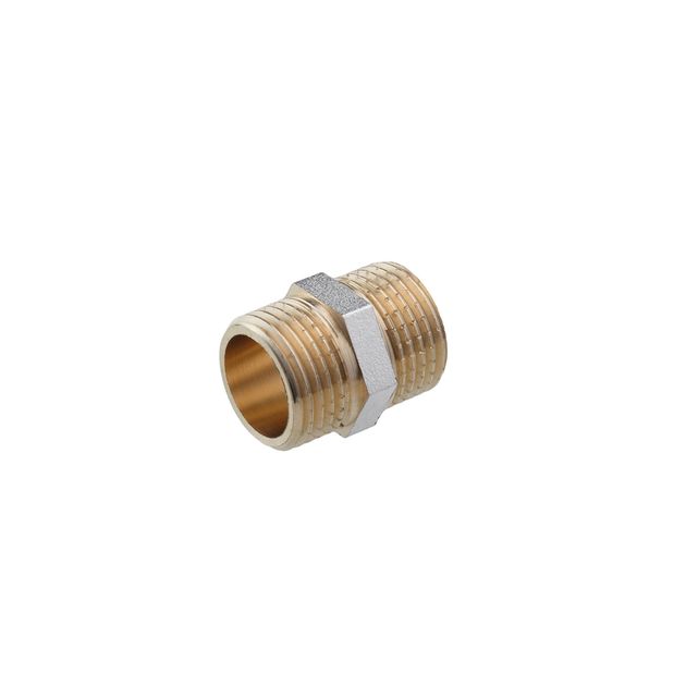 Ниппель STA Premium 1/2'' никелированный НН, фото  | SNABZHENIE.com.ua