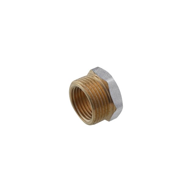 Футорка STA Premium 1/2х3/4'' ВН нікельована, фото  | SNABZHENIE.com.ua