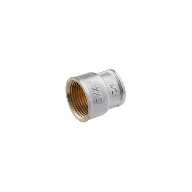 Муфта перехідна STA Premium 3/4х1/2 ВВ нікельована, фото  | SNABZHENIE.com.ua