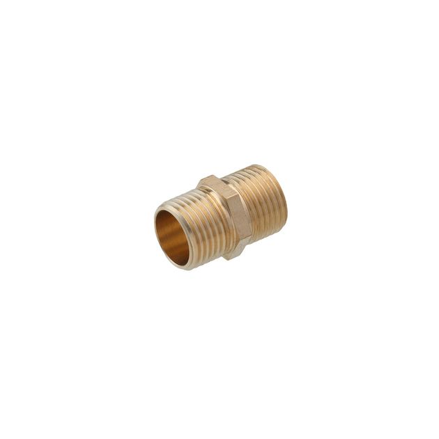 Ниппель удлиненный STA 1/2'' НН латунный, фото  | SNABZHENIE.com.ua
