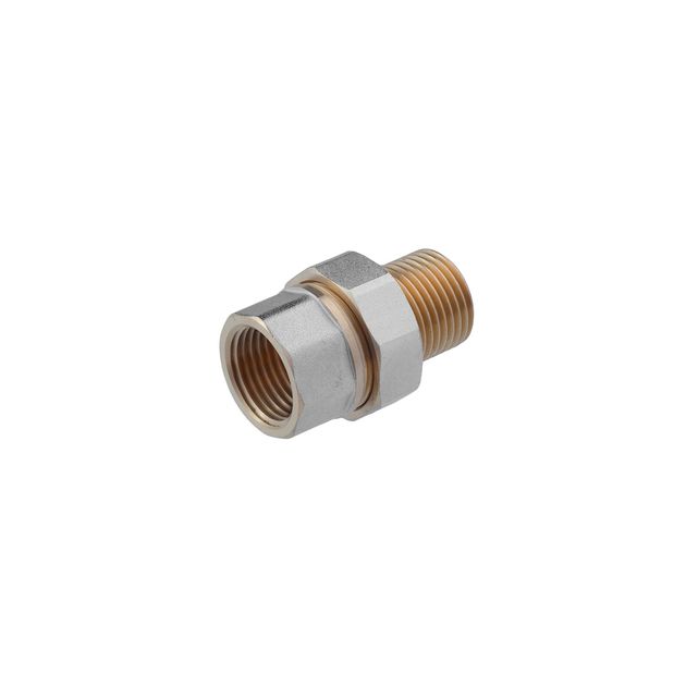 Сгон-американка прямая STA Premium 1/2" ВН никелированная, фото  | SNABZHENIE.com.ua