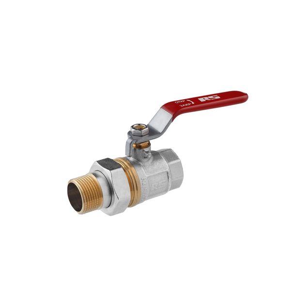 Кран-американка STA Premium 3/4 ВН PN40 никелированный с ручкой, фото  | SNABZHENIE.com.ua