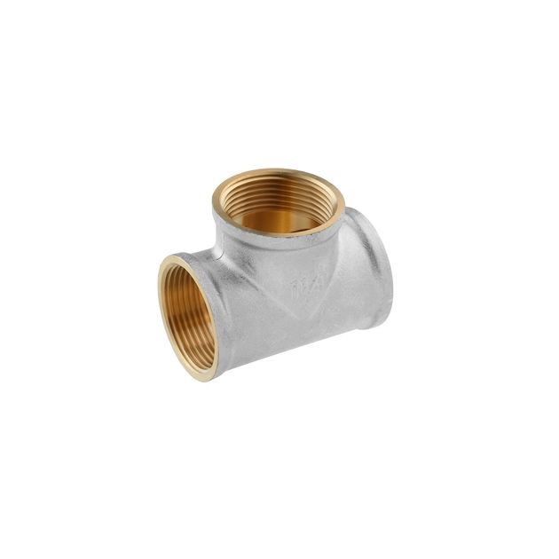 Тройник STA Premium 1 1/4" ВВВ никелированный, фото  | SNABZHENIE.com.ua