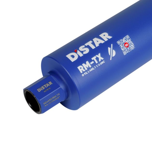 Свердло алмазное DDS-W 092x450-6x1 1/4 UNC DLD 092 RM-TX, фото , изображение 3 | SNABZHENIE.com.ua Свердло алмазное DDS-W 092x450-6x1 1/4 UNC DLD 092 RM-TX, фото , изображение 3 | SNABZHENIE.com.ua
