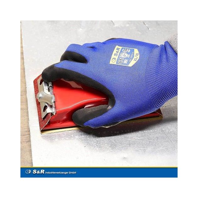 Набор шлифбумаги S&R с ручным блоком 93х230 мм, фото , изображение 7 | SNABZHENIE.com.ua Набор шлифбумаги S&R с ручным блоком 93х230 мм, фото , изображение 7 | SNABZHENIE.com.ua