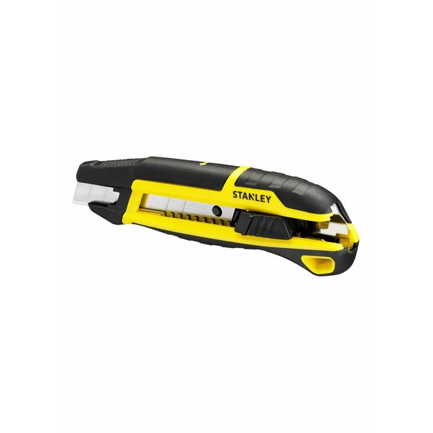 Ніж STANLEY Quick Snap 18 мм з висувним лезом, відломні сегменти, фото  | SNABZHENIE.com.ua