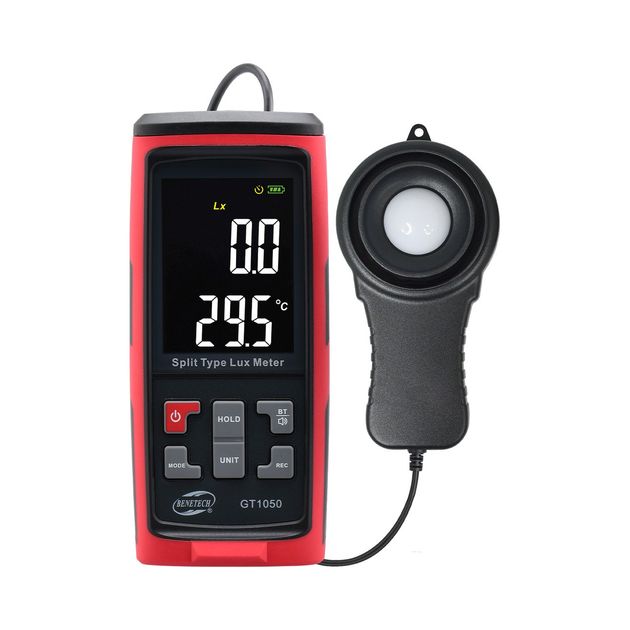 Люксметр и термометр Bluetooth BENETECH GT1050, фото  | SNABZHENIE.com.ua