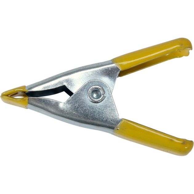 Струбцини прищіпка VOREL l= 50 мм, розвід губ- 20 мм зі сталі, 6 шт., фото , зображення 2 | SNABZHENIE.com.ua