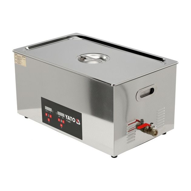 Ультразвукова мийка YATO 50x33x29 см, 22 л, 480 Вт, 230 В, 0-80ºС, фото  | SNABZHENIE.com.ua